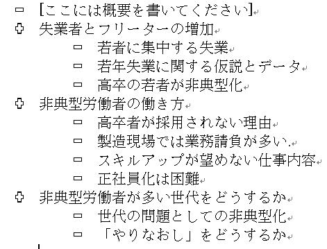 ワードでレポートや論文を書く